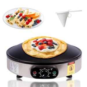 SuYiFan Electric Crepe and Roti Maker, 16-Inch