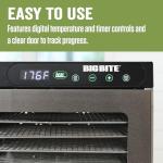 LEM BigBite 16-Tray Stainless Steel Food Dehydrator