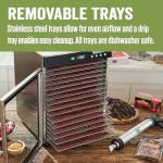 LEM BigBite 16-Tray Stainless Steel Food Dehydrator