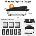 All-in-1 8-Blade Vegetable Chopper and Slicer