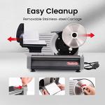 TooGood Electric Meat Slicer with Adjustable Thickness