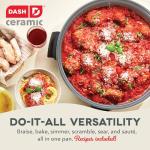 Dash 14" Electric Skillet with Ceramic Coating