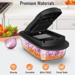 All-in-1 8-Blade Vegetable Chopper and Slicer