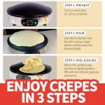 SuYiFan Electric Crepe and Roti Maker, 16-Inch