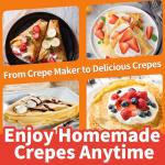 SuYiFan Electric Crepe and Roti Maker, 16-Inch