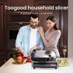 TooGood Electric Meat Slicer with Adjustable Thickness
