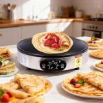 SuYiFan Electric Crepe and Roti Maker, 16-Inch