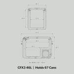Dometic CFX3 45L Portable Fridge and Freezer