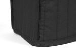 RITZ Premium Universal Two Slice Toaster Cover, 11.25" x 5.75" x 7", Polyester and Cotton Quilted, Fingerprint Protector, Super Soft Appliance & Dust Cover, Appliance NOT Included, Black