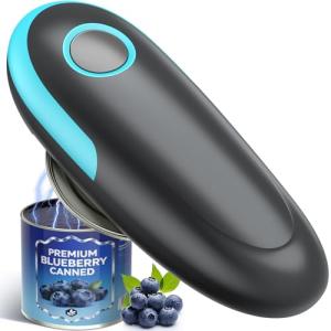 Electric Can Opener, One Touch Automatic Can Opener, Smooth Edge Food Safe Handheld Can Openers Electric for Kitchen, Kitchen Gadgets Battery Operated Can Opener for Seniors, Arthritis & Chef