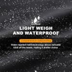 IQJBYU Men Dual-Control Heated Jacket, Water-Resistant Coat for Men with Battery Included, Soft Fleece Heated Hoodie 15 Heating Zones Heated Coat.(M)