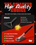 Grill Brush with Scraper - BBQ Grill Brush for Outdoor Grill, Extra Strong Grill Cleaner Accessories for Grill Smoker Gas Charcoal Grill Cleaning-Gifts for Grill Wizard Dad Men