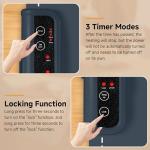 Food Warming Mat- Foldable Warming Mat for Food with Adjustable Temperature Control Time Moders Locking Function Electric Warming Tray for Parties,Home,Travel,Buffet Dark Blue