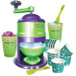 Small World Toys Snow Cone Machine for Kids, Super Slush Shaved Ice Machine, Kid-Friendly Snow Cone Maker with Color-Changing Cups and Spoons, Bowl & Paper Cones, Slushy Maker Frozen Treats
