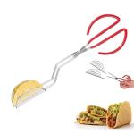 Taco Shell Tong, Taco Shell Mold for Frying, U-Shaped Stainless Steel Tortilla Holders, U-Shaped Taco Maker, Press Fried Taco Fryer Mold, Press Shell Maker Tongs, Taco Tongs for Homemade Taco (1)