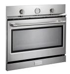 Verona VEBIG30NSS 30 inch Built-In Gas Single Wall Oven with 3.5 cu. ft. Capacity, Convection in Stainless Steel