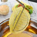 Taco Shell Tong, Taco Shell Mold for Frying, U-Shaped Stainless Steel Tortilla Holders, U-Shaped Taco Maker, Press Fried Taco Fryer Mold, Press Shell Maker Tongs, Taco Tongs for Homemade Taco (1)