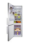 Summit 24" Refrigerator-Freezer, 11.7 cu.ft Capacity, Bottom Freezer, Counter Depth Refrigerator, Stainless Steel - FFBF181ES2LHD (Left Handed Door Swing)