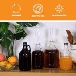 FastRack - Shepherd Made Mead Making Kit - 1 Gallon Jug Fermentation Set with Clear Glass Fermentation Jar, 3pc Airlocks, Rubber Stopper, Yeast Nutrient & Mead Yeast for Home Brewing