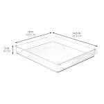 iDesign BPA-Free Refrigerator Storage Organizer Tray