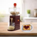 IULAVP Electric Peanut Butter Maker: 500Ml Portable Small Peanut Butter Machine, Nut Grinder with Anti-Slip Base - 120W Strong Motor Power Food Processor for Coffee Corn Cashew Hazelnut Grain Mill