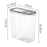 QccHieUs 3D Printer Filament Dryer Box Food Storage Container Waterproof Dustproof Storage Box Sealed Tank for 1kg Filament and Pla Filament Kitchen, Black no Holder, as described