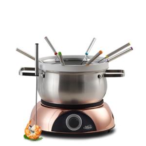 Artestia Electric Fondue Pot Chocolate & Cheese Warmer – Adjustable Temperature Electric Melting Set for Fondue, Dipping & Entertaining – Ideal for Party, Family Nights, Desserts & Savory Cheese Dips