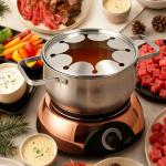 Artestia Electric Fondue Pot Chocolate & Cheese Warmer – Adjustable Temperature Electric Melting Set for Fondue, Dipping & Entertaining – Ideal for Party, Family Nights, Desserts & Savory Cheese Dips
