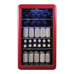 Magic Chef MCB34CHR Beverage Cooler, Red