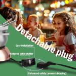 Artestia Electric Fondue Pot Chocolate & Cheese Warmer – Adjustable Temperature Electric Melting Set for Fondue, Dipping & Entertaining – Ideal for Party, Family Nights, Desserts & Savory Cheese Dips