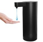 Automatic Soap Dispenser, Auto Touchless Hand Soap Dispenser Black, IPX5 Waterproof Sanitizer Dispenser for Bathroom Countertop, 9oz/270ML (Battery Type)