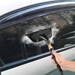 SMAYDA Handheld Steam Cleaner Portable High-pressure Steam Cleaner with 3 Brushes and 1 Glass Scraper Quickly Generates High-temperature Steam to Deeply Clean Kitchens and Car Seats