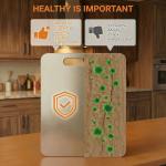 4 PCS Stainless Steel Cutting Boards for Kitchen, 304 Metal Non Stick Small Chopping Board Set, Dishwasher Safe & Warp Proof (15.3 x 11, 13.4 x 9, 11.8 x 7.9, 9.4 x 5.9 in)