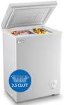 Chest Freezer 3.5 Cu.Ft Small Deep Freezer Top Door Mini Freezer with Removable Basket, Low Noise, 7 Adjustable Temperature and Energy Saving Perfect for Home Garage Basement Dorm or Apartment