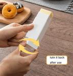 Butter Dispenser with Lid, Adjustable Dosage Control, Dishwasher Safe, Upgraded 2 Pack Butter Spreader, Perfect for Pancakes, Waffles, Bagels & Toast - Keep Butter Fresh and Mess-Free