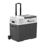 Alpicool CX50 Portable Refrigerator 50 Quart(47.3 Liter) with Trolley Vehicle, Car, Truck, RV, Boat, Mini Fridge Freezer for Driving, Travel, Fishing, Outdoor-12/24V DC