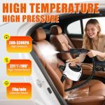 Handheld Steam Cleaner for Home - Pressurized Handheld Steamer for Cleaning with High Pressure, Chemical-Free Multi-Purpose Portable Deep Steam Cleaner for Cleaning Windows, Couch(White)