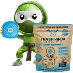 Trash Ninja Trash Can Deodorizer – Stick-On Air Freshener with Activated Charcoal and Fresh Ocean Scent for Kitchen, Bathroom, Fridge, Dumpster, and Trash Compactor Smell Removal