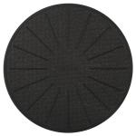 Lazy K Induction Cooktop Mat - Silicone Fiberglass Scratch Protector - for Magnetic Stove - Non Slip Pads to Prevent Pots from Sliding During Cooking_ Black (7.8inches)