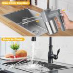 Cordless Hand Mixer, Electric Mixer Handheld Digital Display 7 Speed Rechargeable with 6 Stainless Steel Attachments Whisks Beaters Dough Hooks & Storage Base, Blender for Baking, Eggs, Silver