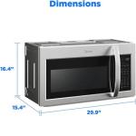 Midea 1.9 Cu. Ft. Over-the-Range [OTR] Microwave