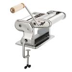 Fante’s Double Cutter Classic Pasta Maker, Hand-Crank Noodle Press with Adjustable Thickness Settings for Fresh Homemade Pasta, Dumplings