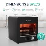 Luma® by Newair Electric Grill for Steaks | 1450°F Infrared Indoor Smoker with Cool-Touch Exterior | Portable Countertop BBQ Grill for Kitchen or Patio