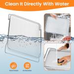 Air Fryer Basket for Breville Smart Oven Air Fryer Pro, 3PCS Steel Mesh Dehydrate Baking Microwave Oven Baskets Accessories Tray for Basket BOV900 and BOV950 Toaster (16.5"D x 11.8"W x 1.8"H)