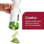 Zyliss Spiralizer - Vegetable Spiralizer & Slicer - Kitchen Tool & Gadget for Cooking - Manual Vegetable Slicer - Dishwasher Safe - White/Green