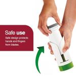 Zyliss Spiralizer - Vegetable Spiralizer & Slicer - Kitchen Tool & Gadget for Cooking - Manual Vegetable Slicer - Dishwasher Safe - White/Green