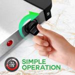 Nutrichef Stainless Steel Buffet Warmer with 3 Trays