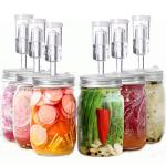6-Piece Fermentation Lid Kit for Wide Mouth Jars