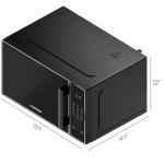 Chefman 1.1 Cu. Ft. Microwave Oven, Black