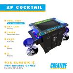 Commercial Cocktail Arcade Machine with 412 Games